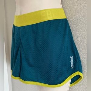Reebok Green Jersey Playdry Athletic Shorts Size Medium